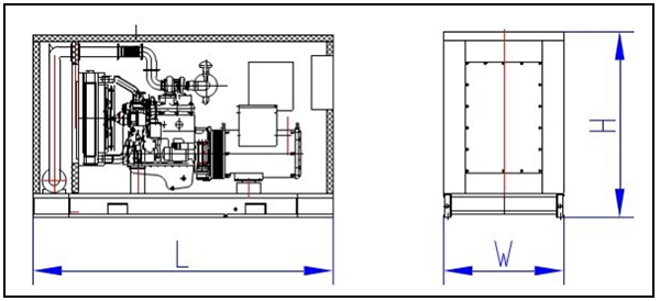 25kW Weichai and Wattek Marine Silent Generator Set Drawing.png